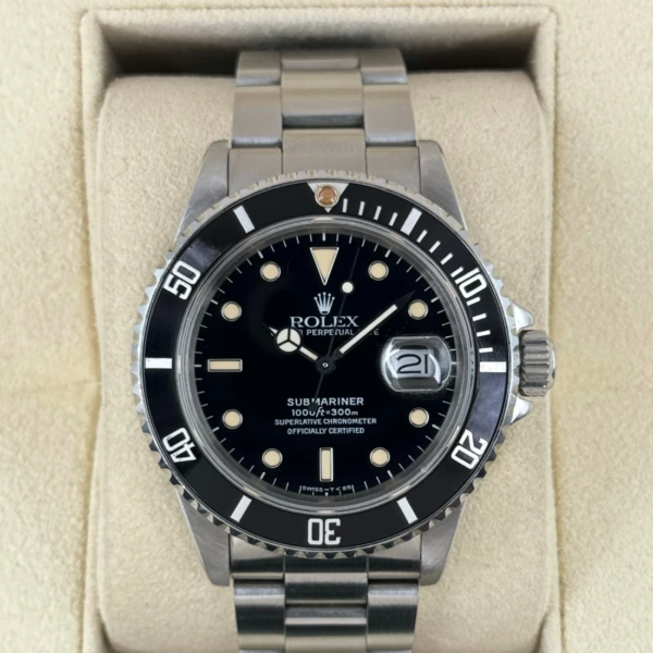 1982 Rolex Submariner 40mm 16800 Stainless Steel Black Dial