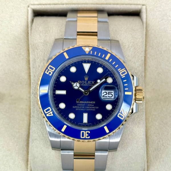 2020 Rolex Submariner 'Bluesy' 40mm 116613LB Two-Tone Blue Dial