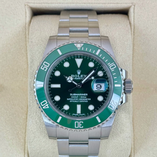 2025 CPO Rolex Submariner “Hulk” 40mm 116610LV Green Dial