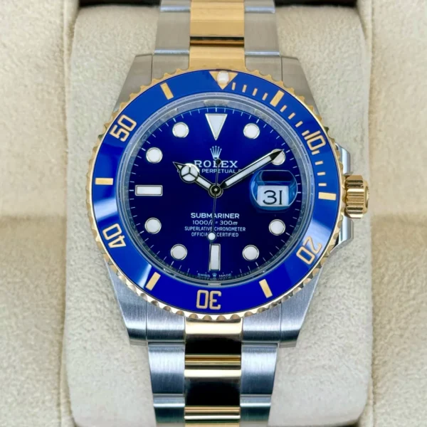 2024 Rolex Submariner 'Bluesy' 41mm 126613LB Two-Tone Blue Dial