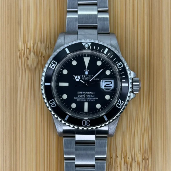 1978 Rolex Submariner 40mm 16800 Stainless Steel Black Dial