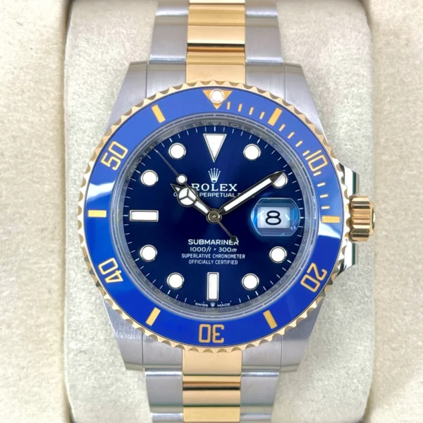 NEW 2025 Rolex Submariner 'Bluesy' 41mm 126613LB Two-Tone Blue Dial