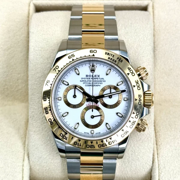 2023 Rolex Daytona 40mm 116503 Two-Tone White Dial
