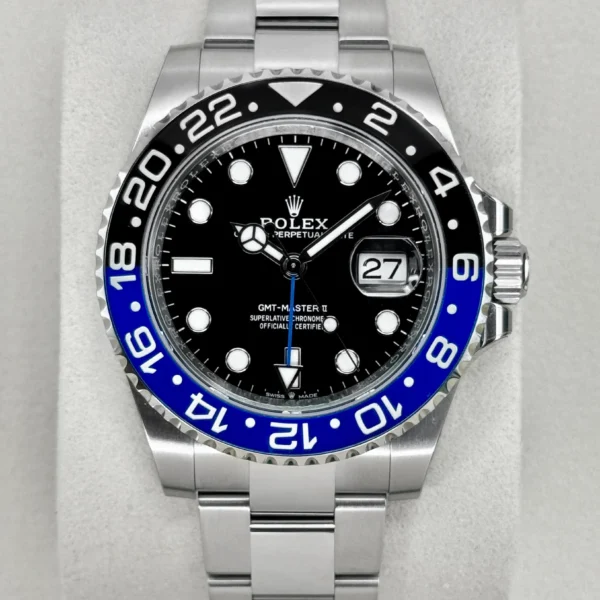NEW 2026 Rolex GMT-Master II Batman 40mm 126710BLNR Oyster (STICKERED)
